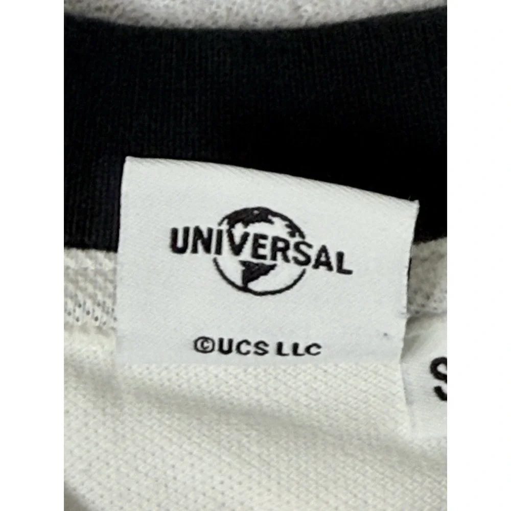 Universal Studios FELIX THE CAT White Polo Shirt Size Small Preppy Tennis Golf‎